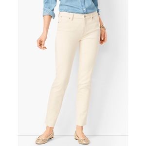 Talbots Slim Ankle Jeans in Natural